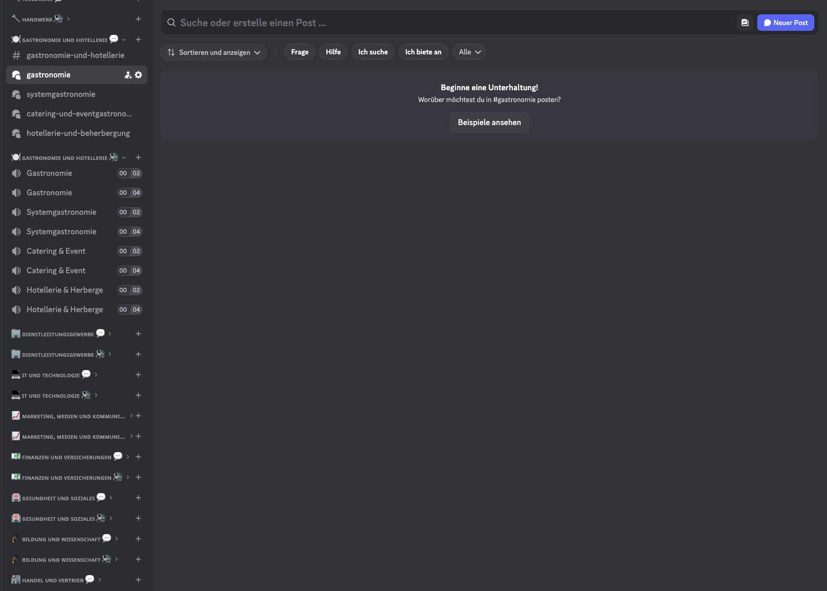 Sub-forum of the Hospitality and Hotels Discord area